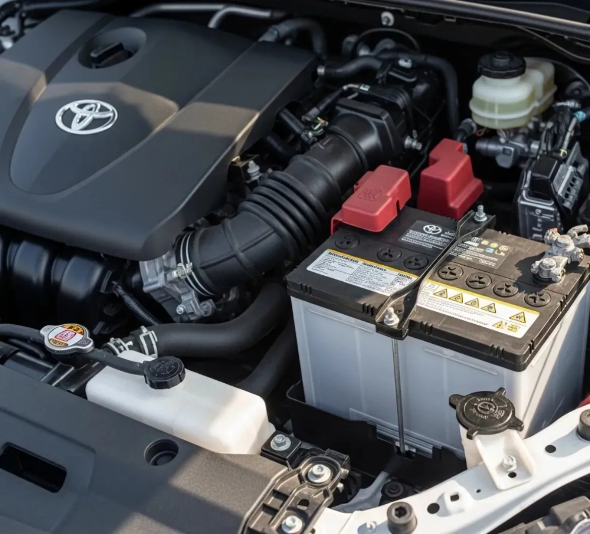 The way we work Twin batteries in a Toyota engine bay
