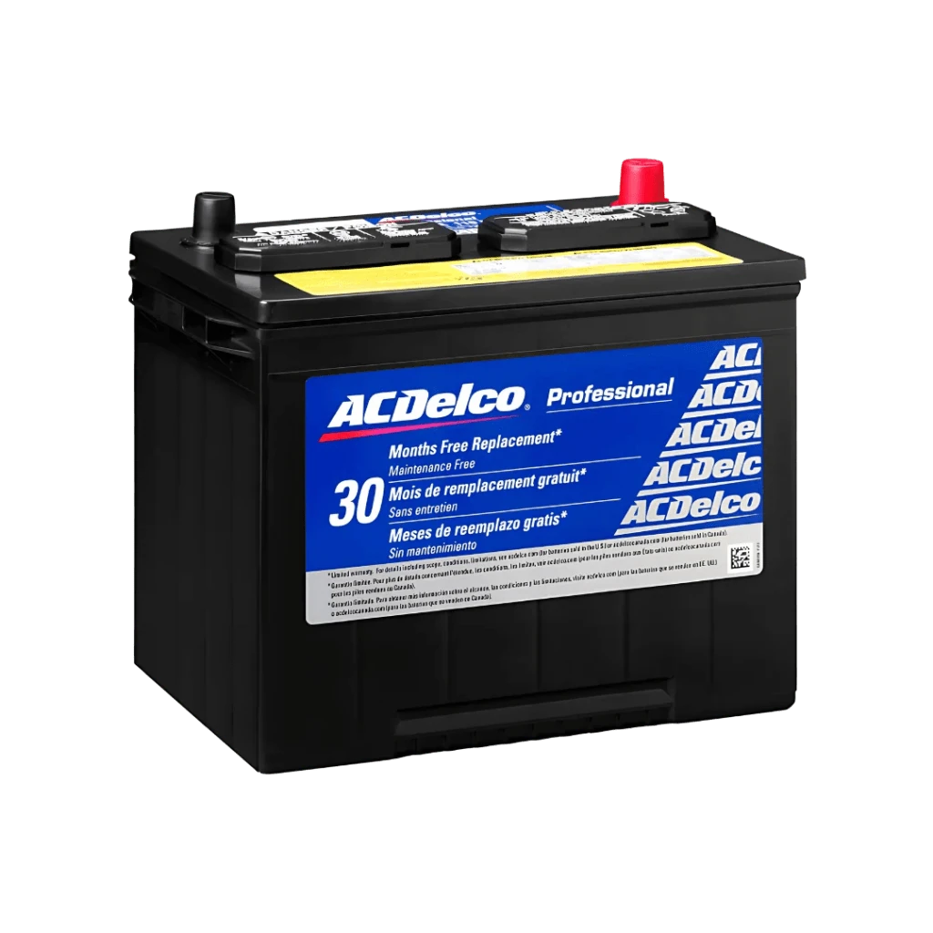 Part of the GM range ACDelco Professional car battery
