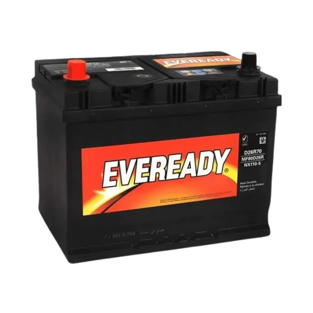 A unit for each vehicle Eveready car battery