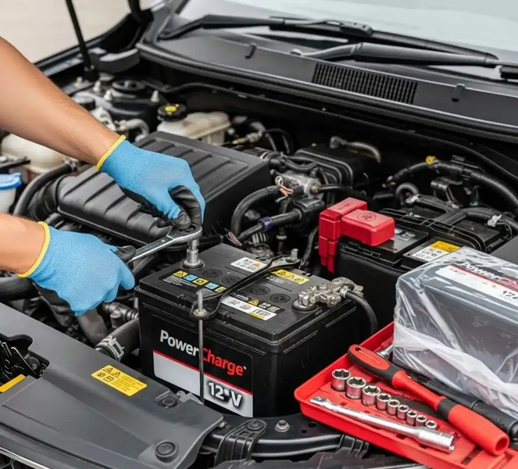 The steps for making a battery warranty claim